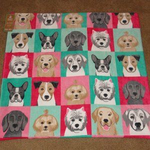 Deborah Connolly Beach Towel, NEW, Dogs, Cotton, Swimming Pool Spa Hot Tub, H131